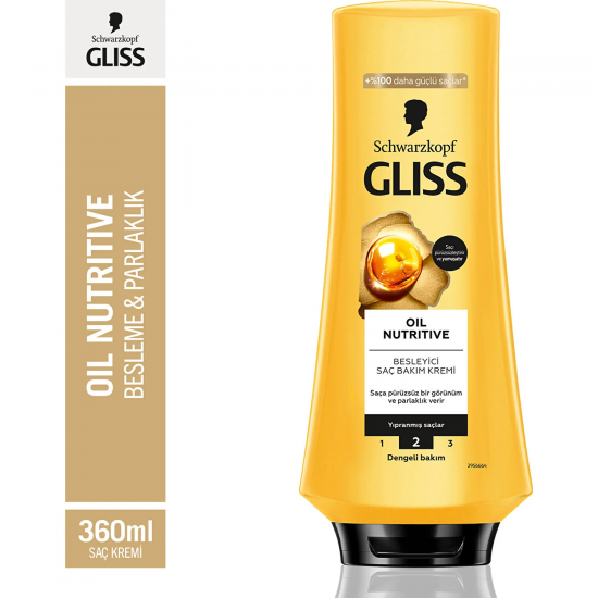 GLISS S-KREM OIL NUTRITIVE 360 ML