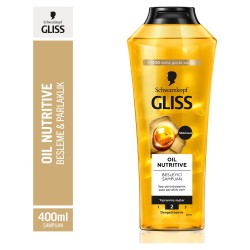 Gliss Oil Nutritive Besleyici & Parlaklık Veren Şampuan 400 Ml