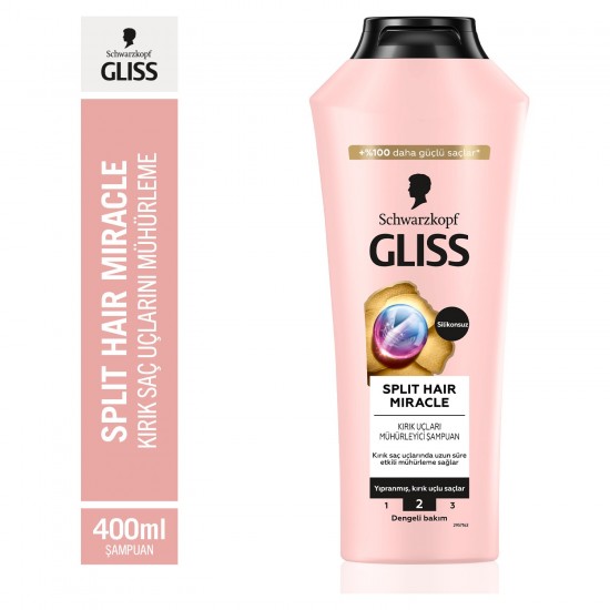 GLISS SAMP SPLIT HAIR MIRACLE 400 ML