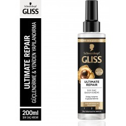 Gliss Ultimate Repair Güçlendirme & Yeniden Yapılandırma Sıvı Saç Bakım Kremi 200 ml Gliss Ultimate Repair Güçlendirme & Yeniden Yapılandırma Sıvı Saç Bakım Kremi 200 ml