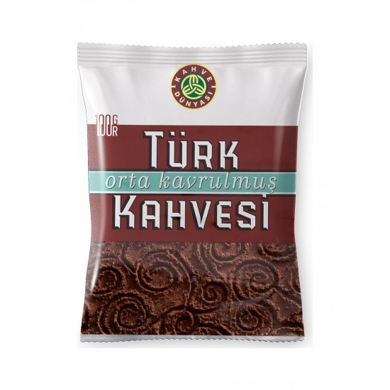 Kahve Dünyası Orta Kavrulmuş Türk Kahvesi 100 gr Kahve Dünyası Orta Kavrulmuş Türk Kahvesi 100 gr