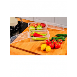 Kilitli Dondurucu Buzdolabı Erzak Saklama Kabı 2 Litre 1 Adet Kilitli Dondurucu Buzdolabı Erzak Saklama Kabı 2 Litre 1 Adet