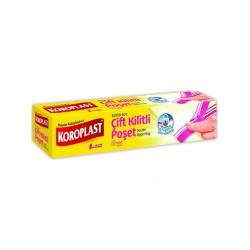 Koroplast Çift Kilitli Poşet 26x28 10 adet Koroplast Çift Kilitli Poşet 26x28 10 adet