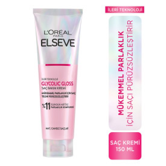 ELSEVE SAC KREMI GLYCOLIC GLOSS MAT CANSIZ 150ML