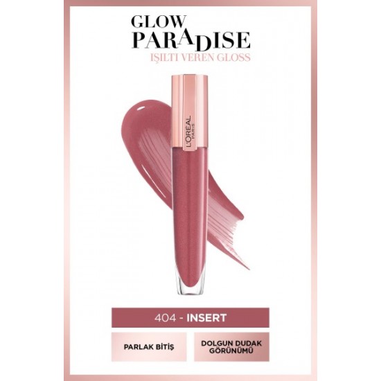 LOREAL GLOSS RUJ 404 LOREAL GLOSS RUJ 404