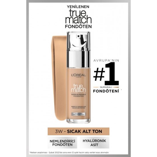 LOREAL FONDOTEN TRUE MATCH 3D/3W