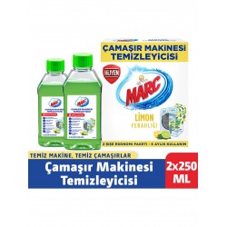 Marc Çamaşır Makinesi Temizleyici Limon Ferahlığı 250 ml x 2'li Marc Çamaşır Makinesi Temizleyici Limon Ferahlığı 250 ml x 2'li