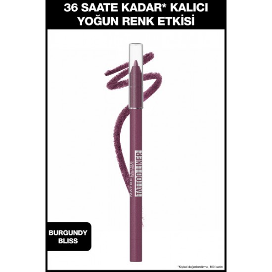 MYB TATTO LINER JEL GOZ KALEMI BURGUNDY