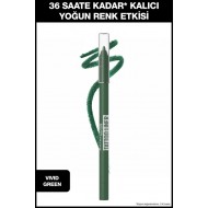 Maybelline New York Tattoo Liner Jel Göz Kalemi - Vivid Green Maybelline New York Tattoo Liner Jel Göz Kalemi - Vivid Green