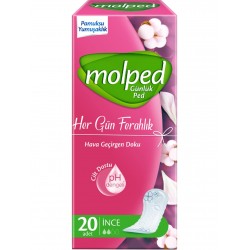 Molped Günlük Ped Her Gün Ferahlık 20’li Molped Günlük Ped Her Gün Ferahlık 20’li