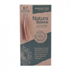 Natura Balance Krem Saç Boyası Altın Karamel 8.7 Natura Balance Krem Saç Boyası Altın Karamel 8.7