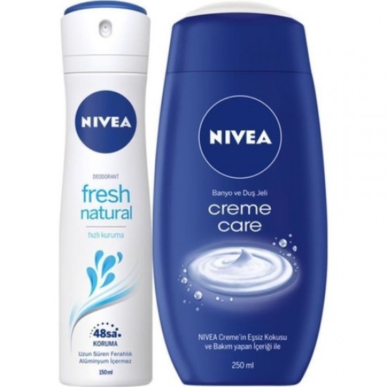 Nivea Deodorant 150 ml ve Duş Jeli 250 ml Seti