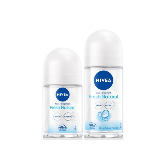 Nivea Fresh Roll-On 50 ml ve Roll-On 25 ml Seti