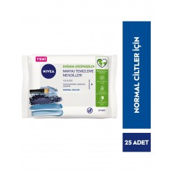 Nivea Makyaj Temizleme Mendili Yüz ve Göz Normal Ciltler için 25 Adet