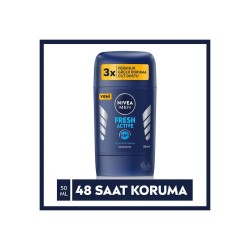 Nivea Men Erkek Stick Deodorant Fresh Active 50 ml Ter ve Ter Kokusuna Karşı 48 Saat Deodorant Koruması Nivea Men Erkek Stick Deodorant Fresh Active 50 ml Ter ve Ter Kokusuna Karşı 48 Saat Deodorant Koruması