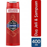 Old Spice Duş Jeli & Şampuan Captain 400 ML Old Spice Duş Jeli & Şampuan Captain 400 ML