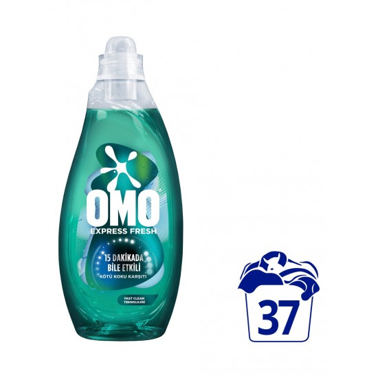 Omo Express Fresh Kötü Koku Karşıtı Beyaz & Renkliler Sıvı Çamaşır Deterjanı 1480 ml