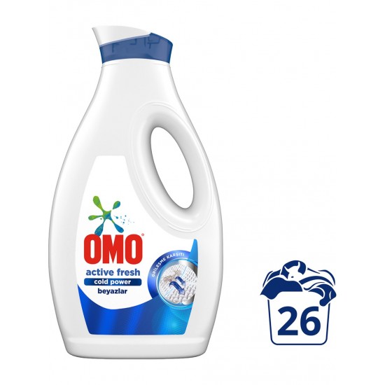 OMO SIVI ACTIVE BEYAZLAR 26 YIKAMA 1690 ML