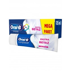 Oral-B Complete 7 Ekstra Beyaz Diş Macunu 125 ml Oral-B Complete 7 Ekstra Beyaz Diş Macunu 125 ml
