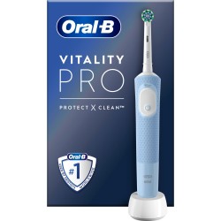 Oral-B Vitality Pro Mavi Elektrikli Diş Fırçası, 1 Diş Fırçası Başlığı, Braun Tasarımı Oral-B Vitality Pro Mavi Elektrikli Diş Fırçası, 1 Diş Fırçası Başlığı, Braun Tasarımı