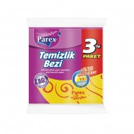 Parex Temizlik Bezi 3 lü %30 Mikrofiber Parex Temizlik Bezi 3 lü %30 Mikrofiber
