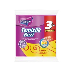 Parex Temizlik Bezi 3 lü %30 Mikrofiber Parex Temizlik Bezi 3 lü %30 Mikrofiber
