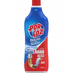 Por Çöz Ekstra Güçlü Lavabo Açıcı Jel 1000 ml Por Çöz Ekstra Güçlü Lavabo Açıcı Jel 1000 ml