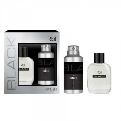 Rebul Black EDT 50 ml + Deodorant Sprey 150 ml Erkek Parfüm Seti Rebul Black EDT 50 ml + Deodorant Sprey 150 ml Erkek Parfüm Seti