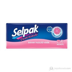 Selpak Çiçek Kokulu Mendil 10 lu
