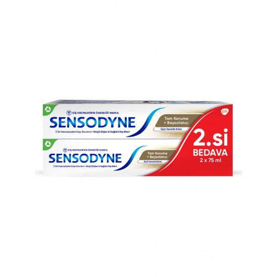 SENSODYNE MACUN TAM KORUMA BEYAZLATICI 2X75 ML