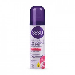 Sesu Tüy Dökücü Köpük Hassas Cilt 150 ml Sesu Tüy Dökücü Köpük Hassas Cilt 150 ml