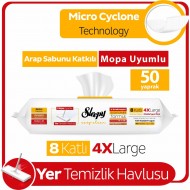 Sleepy Easy Clean Arap Sabunu Katkılı Mopa Uyumlu Yer Temizlik Havlusu 50 Yaprak Sleepy Easy Clean Arap Sabunu Katkılı Mopa Uyumlu Yer Temizlik Havlusu 50 Yaprak