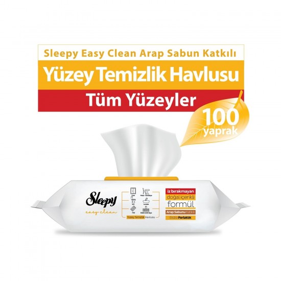 SLEEPY YUZEY TEMIZLIK HAVLUSU ARAP SABUNLU 100 LU