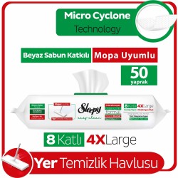 Sleepy Easy Clean Beyaz Sabun Katkılı Mopa Uyumlu Yer Temizlik Havlusu 50 Yaprak Sleepy Easy Clean Beyaz Sabun Katkılı Mopa Uyumlu Yer Temizlik Havlusu 50 Yaprak