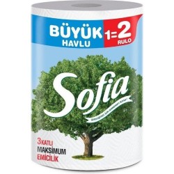 Sofia - Kağıt Dev Havlu Büyük - 1 Rulo Sofia - Kağıt Dev Havlu Büyük - 1 Rulo