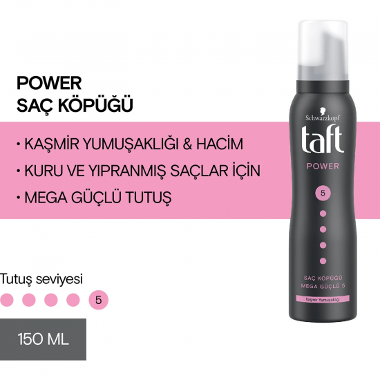 Taft Köpük Power No 5 150 ML
