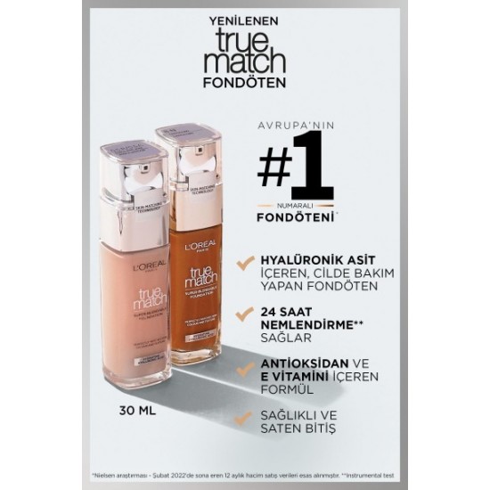 LOREAL FONDOTEN TRUE MATCH 3D/3W