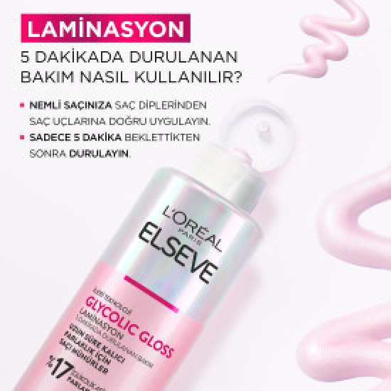 ELSEVE LAMINASYON GLYCOLIC GLOSS 200ML