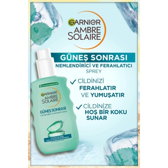 Garnier Güneş Sonrası Nemlendirici & Ferahlatıcı Sprey 200 Ml