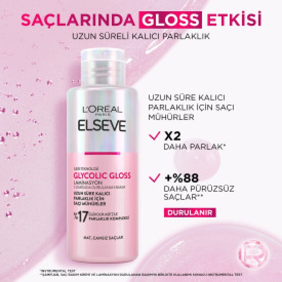 ELSEVE LAMINASYON GLYCOLIC GLOSS 200ML