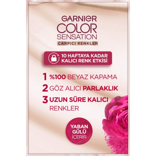 Garnier Çarpıcı Renkler Krem Saç Boyası 7.12 İnci Kumral