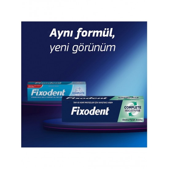 FIXODENT COMPLETE EXTRA FERAH 47GR FIXODENT COMPLETE EXTRA FERAH 47GR