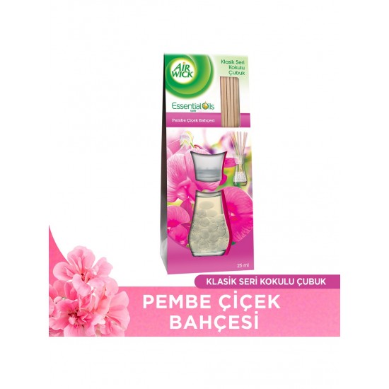 AIRWICK KOKULU CUBUKLAR PEMBE CICEK 25 ML