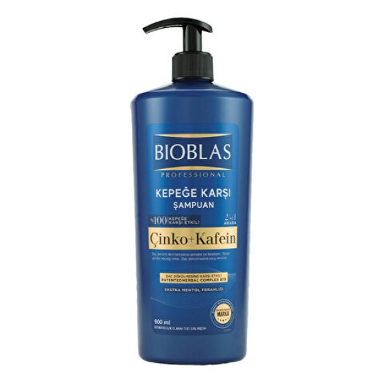 Bioblas Çinko & Kafein Kepeğe Karşı Şampuan 900 ml Bioblas Çinko & Kafein Kepeğe Karşı Şampuan 900 ml