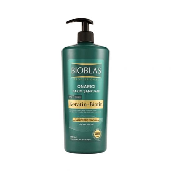 Bioblas Keratin&Biotin Onarıcı Bakım Şampuanı 900 ml Bioblas Keratin&Biotin Onarıcı Bakım Şampuanı 900 ml
