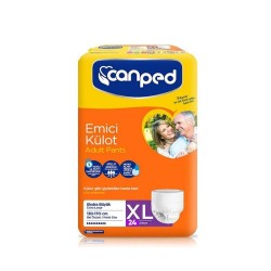 Canped Emici Külot Ekstra Büyük Boy(Extra Large) 24 Adet Canped Emici Külot Ekstra Büyük Boy(Extra Large) 24 Adet