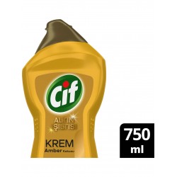 Cif Krem Yüzey Temizleyici Altın Işıltısı Amber Kokulu 750 ml Cif Krem Yüzey Temizleyici Altın Işıltısı Amber Kokulu 750 ml