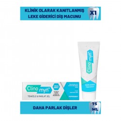 Clınomyn Temizle Parlat Jel Diş Macunu 75 Ml Clınomyn Temizle Parlat Jel Diş Macunu 75 Ml
