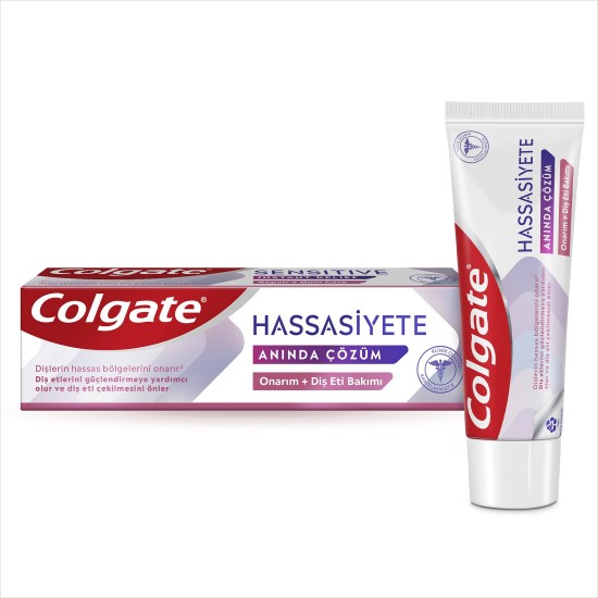 COLGATE HASSASIYET ANINDA COZUM ONARIM+DIS ETI BAKIMI 75 ML COLGATE HASSASIYET ANINDA COZUM ONARIM+DIS ETI BAKIMI 75 ML