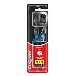 Colgate Super Clean Black 1+1 Diş Fırçası Orta Colgate Super Clean Black 1+1 Diş Fırçası Orta